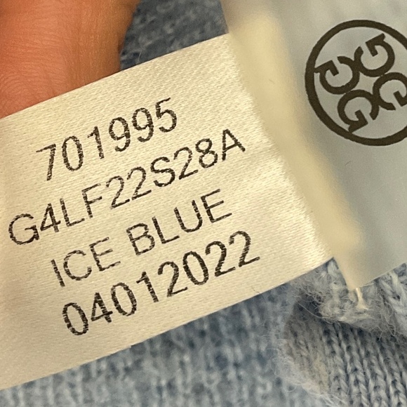G/FORE Light Blue Hoodie Sweatshirt - Picture 6 of 6